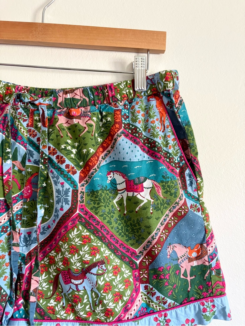 Printfresh Organic Cotton Short PJ Set in High Horse - Picture 10 of 12